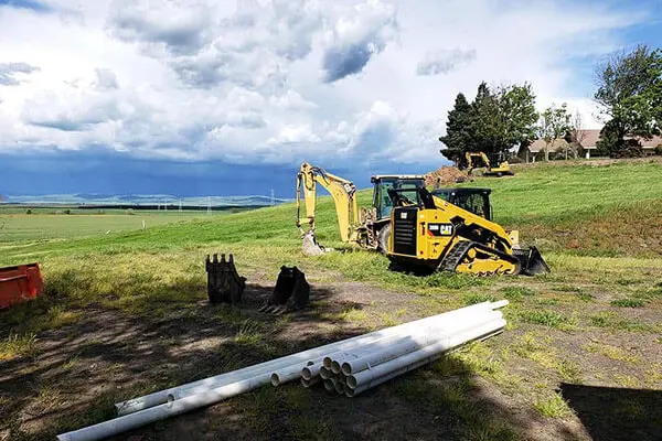 Agricultural Field Piping Installation