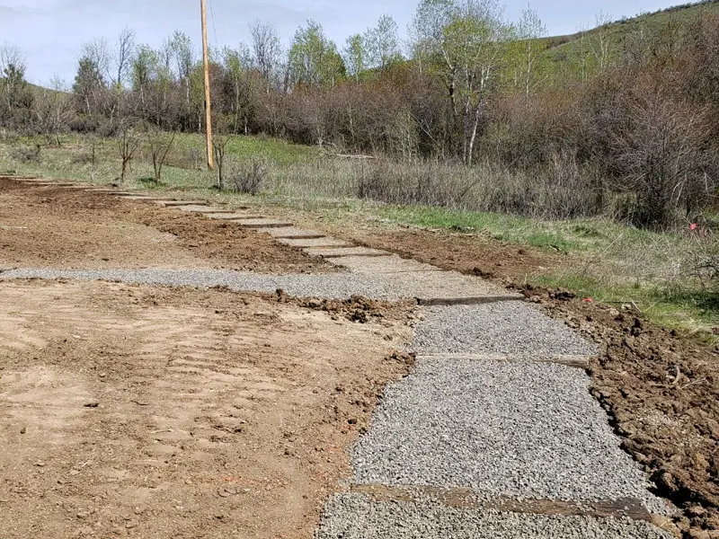 Gravel Walkway Cambridge, Idaho