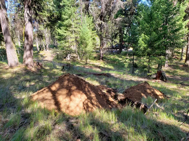 Septic Test Hole McCall, ID