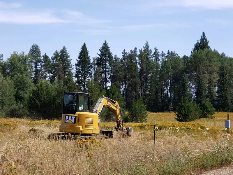 Septic Test Holes Donnelly, ID